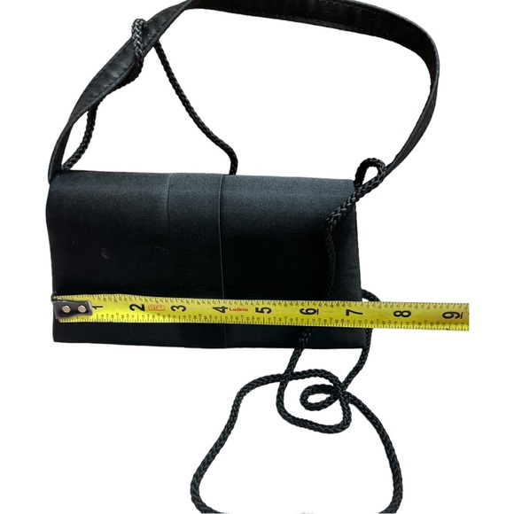 Black Clutch Purse with Rhinestone Embellishment Icing by Claires - Picture 7 of 8